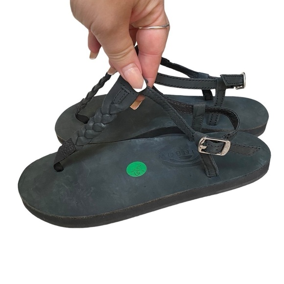 Rainbow Braided Women's Black Sandals I Size: 5.5-6.5 (US) - Picture 2 of 11